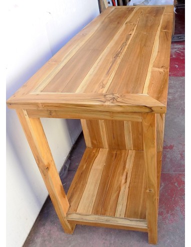 Mobile bagno in Teak massello con cestini in...