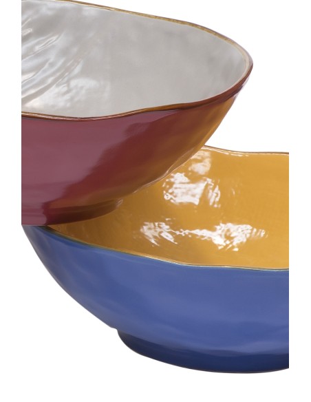 Zuppiera Insalatiera grande linea Mediterranea Novità Home diversi colori disponibili cm 27x27x11