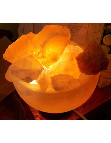 Lampada di Sale Braciere cm 15 KG 2/3 , Sale...