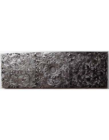 Pannello floreale in legno mdf traforato a mano...