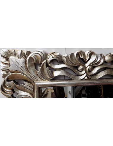 Specchio barocco in legno intarsiato cm 120x90...