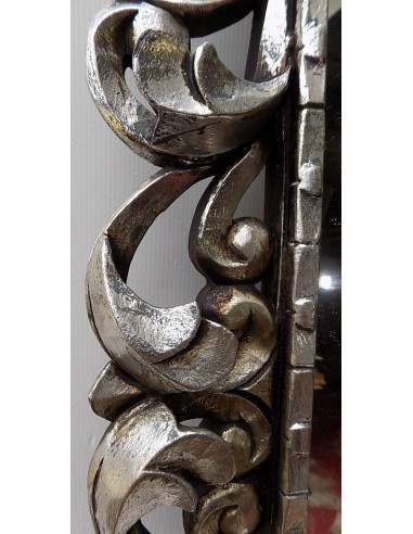 Specchio barocco in legno intarsiato cm 150x90...