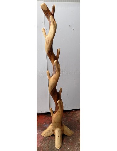 Attaccapanni in legno massello cm 56x56x194h...