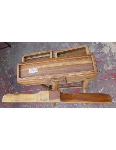 Servomuto in mogano naturale appendi abiti...