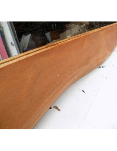 Specchio in legno di teak naturale stagionato...