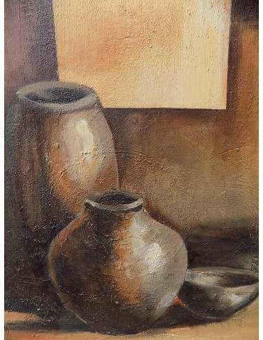 quadro a olio realizzato a manonatura morta da...