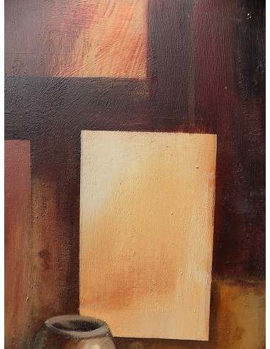 quadro a olio realizzato a manonatura morta da...