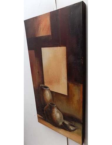 quadro a olio realizzato a manonatura morta da...