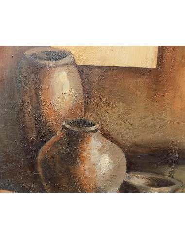 quadro a olio realizzato a manonatura morta da...