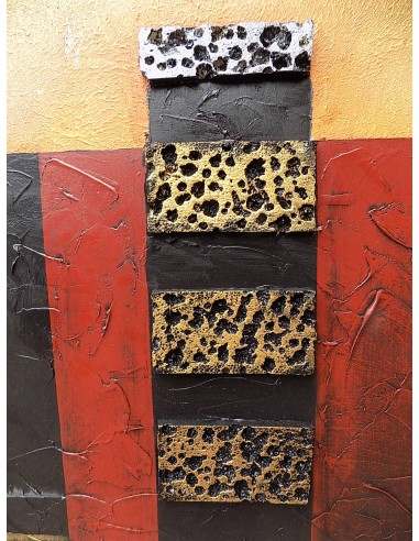 Quadro a olio realizzato a mano molto materico...