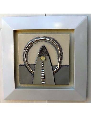 Quadro a olio realizzato a mano in tela gesso...