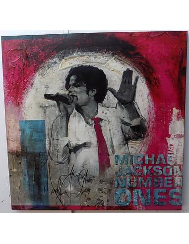 Quadro Michael Jackson il re del pop ad olio cm...