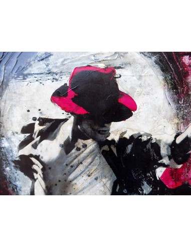 Quadro Michael Jackson il re del pop ad olio cm...