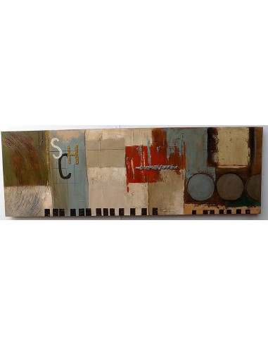 Quadro industrial ideale come testata letto ad...