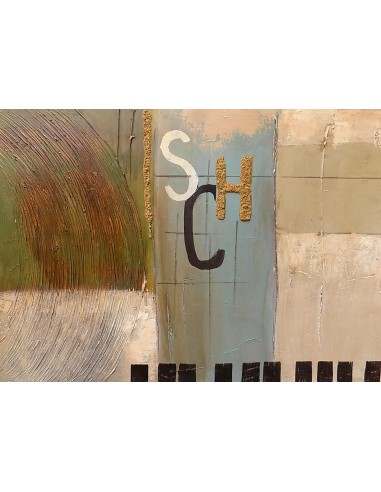 Quadro industrial ideale come testata letto ad...