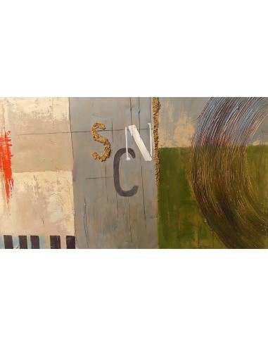 Quadro industrial ideale come testata letto ad...