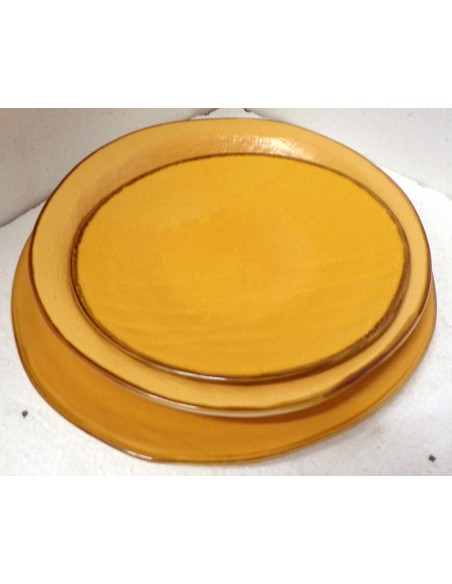 Posto Tavola del servizio piatti in ceramica gialli linea mediterraneo novità home bianco