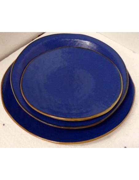 Posto Tavola del servizio piatti in ceramica blu linea mediterraneo novità home bianco