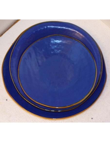 Posto Tavola del servizio piatti in ceramica blu linea mediterraneo novità home bianco