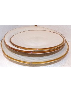 Posto Tavola del servizio piatti in ceramica bianco linea... 2