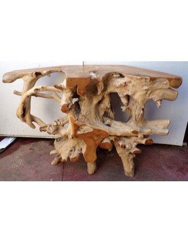 Consolle in radice di teak massello cm...