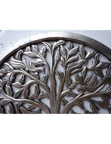 Pannello albero della vita in legno traforato...