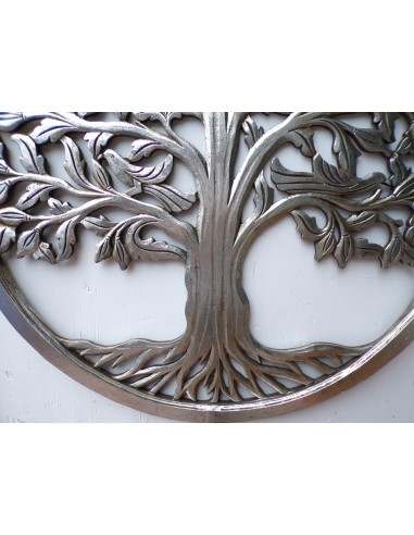 Pannello albero della vita in legno traforato...