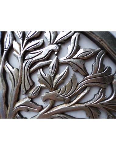 Pannello albero della vita in legno traforato...