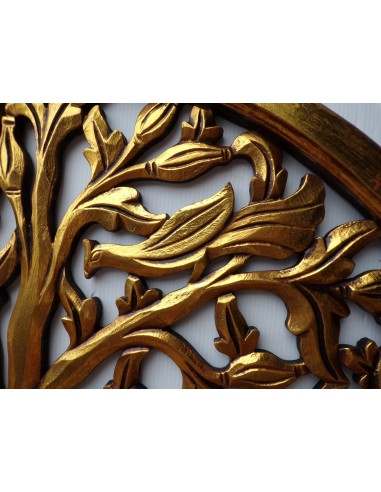 Pannello albero della vita in legno traforato...