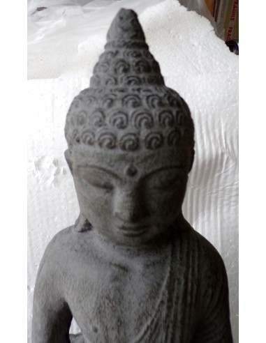 Statua in conglomerato di pietra di Buddha cm...