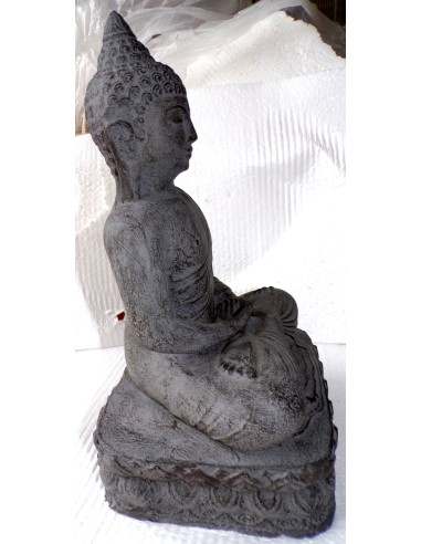 Statua in conglomerato di pietra di Buddha cm...