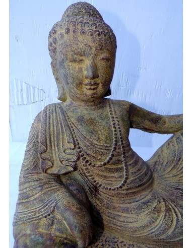 Statua in conglomerato di pietra di Buddha...