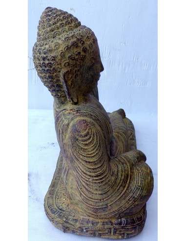 Statua in conglomerato di pietra di Buddha...