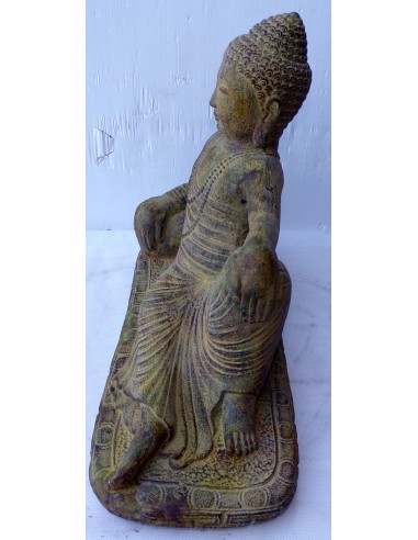 Statua in conglomerato di pietra di Buddha...