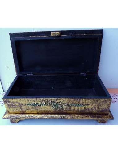 bauletto baule in legno mdf con albero della...