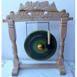 Gong con struttura in legno...