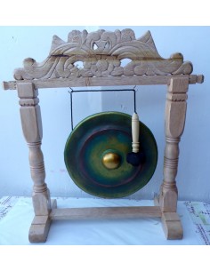 Gong con struttura in legno...