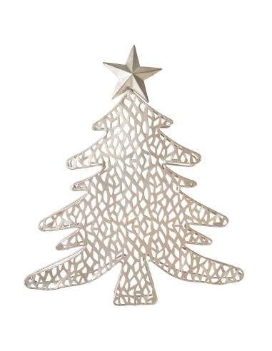 Albero di Natale in metallo da muro parete cm...