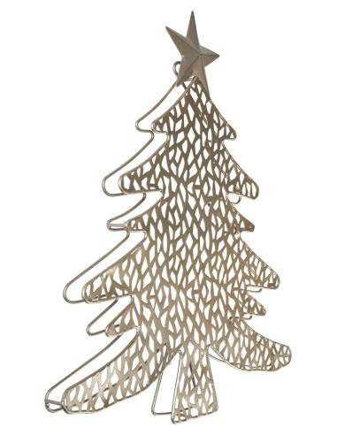 Albero di Natale in metallo da muro parete cm...