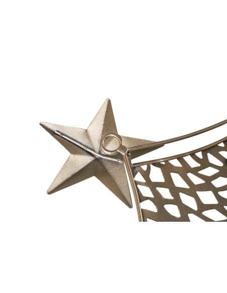 Albero di Natale in metallo da muro parete cm 34 X 2 X 40 in ferro merry christmas idea regalo