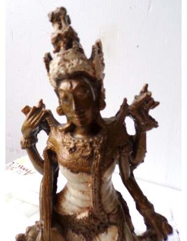 Statua di Dewi Sri in resina cm 14x11x29h...