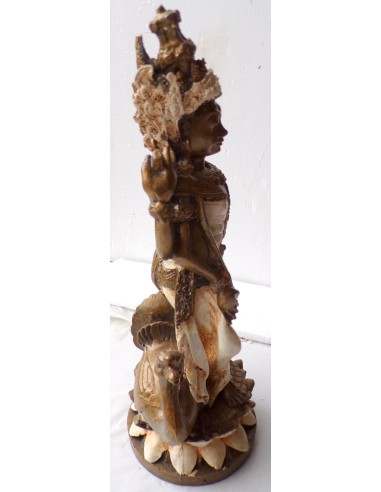Statua di Dewi Sri in resina cm 14x11x29h...