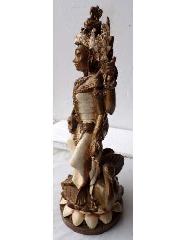 Statua di Dewi Sri in resina cm 14x11x29h...