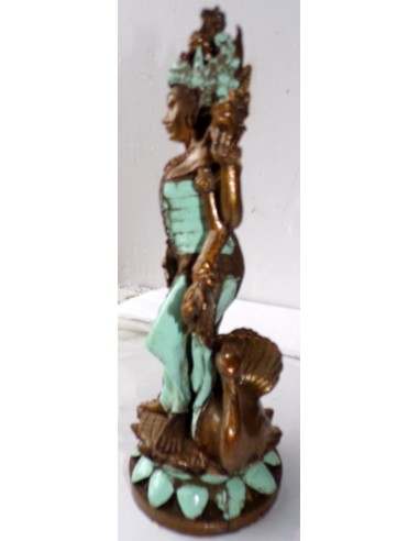 Statua di Dewi Sri in resina cm 14x11x29h...