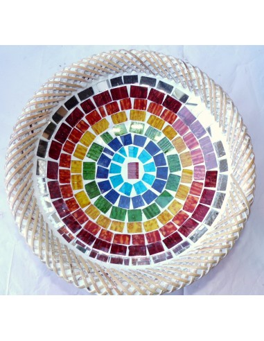 tris di svuotatasca artigianale in mosaico di...