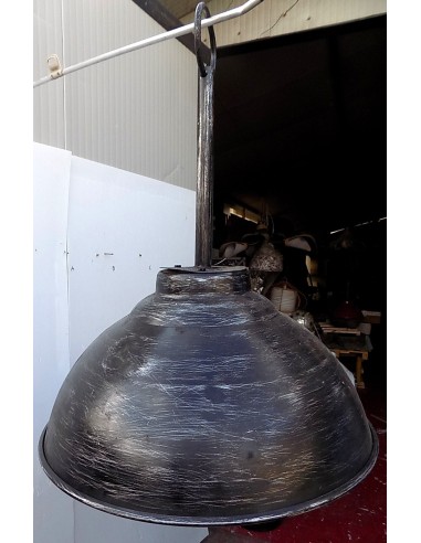 Lampadario in alluminio industrial nero 53x68...