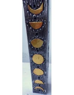 Brucia porta incensi in legno intarsiato Indonesiano cm... 2