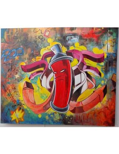 Quadro Street Art art moderno arredo cm 120x100...