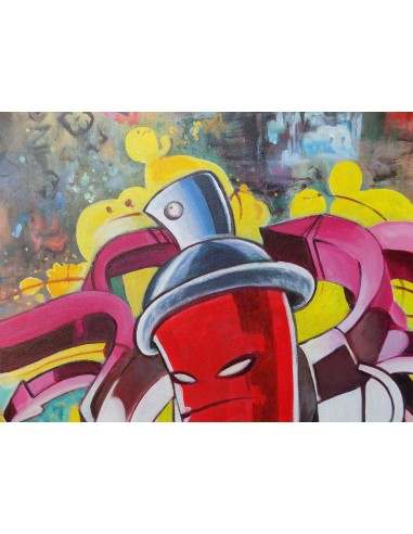 Quadro Street Art art moderno arredo cm 120x100...