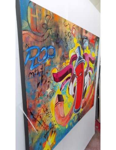 Quadro Street Art art moderno arredo cm 120x100...